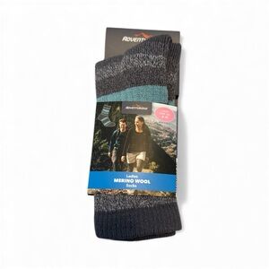Women’s Merino Wool Socks - Gray and Blue